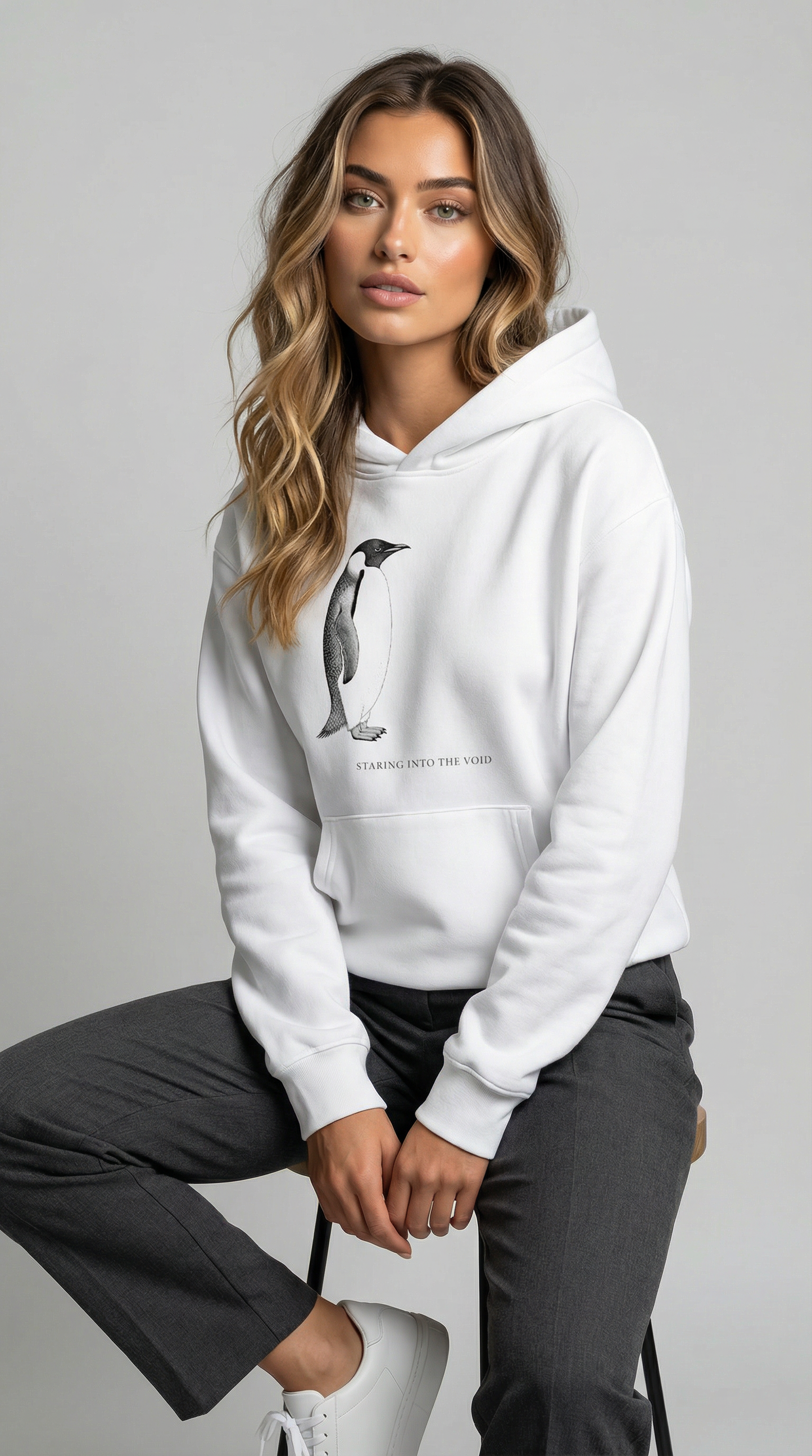 The Nihilistic Penguin heavyweight Hoodie