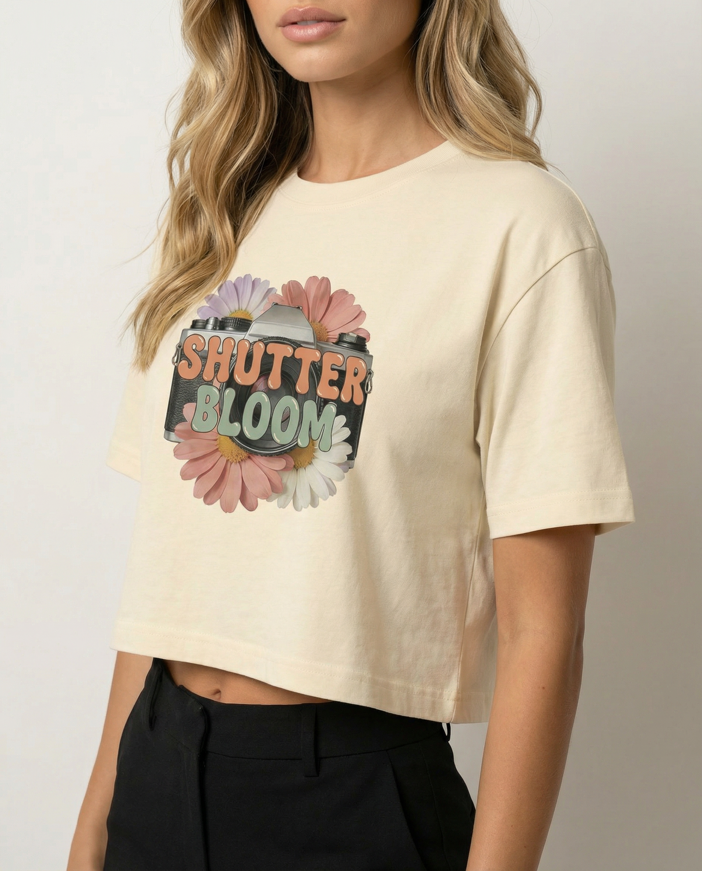The Shutter Bloom Tee | Women’s heavyweight boxy tee